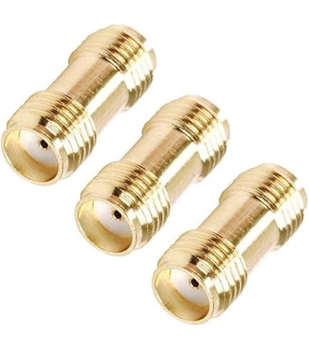 SMA Adapter Set 3-tlg - 4G Antennenadapter Messing Gold