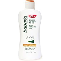 Babaria After Sun Gesichtscreme Mit Aloe Vera & Hyaluronsäure – 75 Ml, Beruhigend & Feuchtigkeitsspendend Für Alle Hauttypen
