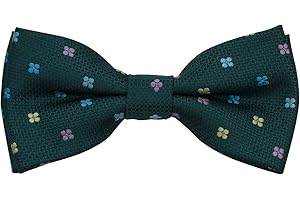 Alizeal Boys Pre-tied Bow Tie Polka Dot Stripe Novelty Pattern Birthday Party School Kids Bow Tie