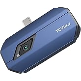 TOPDON Thermal Imaging Camera -TC001, 256 x 192 Resolution, Heat Sensitivity, Extended Test Range -20 °C to 550 °C, 0.1 °C Te