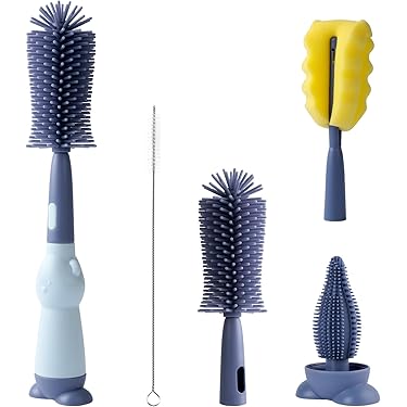 CIDYAUST Lot De 6 Brosses De Nettoyage Pour Paille De 25,4 Cm