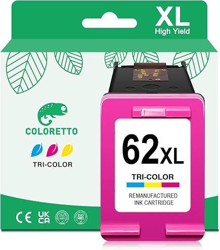 thumbnail image 2 of Genuine HP 62 Multipack Ink Cartridges (N9J71AE) – Black & Color – For Envy 5540, 5640 Series 2 of 4
