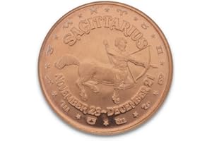 Private Mint 1 Unze (AVDP) .999 fein Kupfer 'Sternzeichen Schütze' Münze