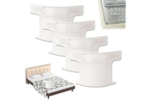 XUDUOO 4PCS Bed Sheet Holder with Lock Strips, Heavy Duty Lock Bed Sheet Holders for Bedding, Non-Slip Removable Fitted Sheet Corner Holders for Mattress Protectors, Bedding, Blankets