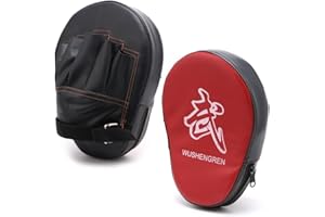 LLLucky Boxeo curvo Mitt Absorción de golpes Objetivos de la mano Enfoque de entrenamiento Almohadillas de punzonado de objetivo Herramientas de práctica de kickboxing Equipo de entrenamiento de boxeo