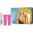 Paris Hilton Heiress for Women - 4 Pc Gift Set 3.4oz EDP Spray, 0.34oz EDP Roll-On, 3oz Body Lotion, 3oz Bath and Shower Gel