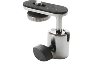 Onstagestands CM01 Adaptateur avec support micro pour Camera/Vidéo Réglable à 360° Noir