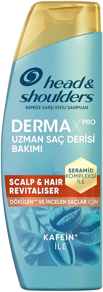 Head & Shoulders DermaXPRO Scalp & Hair Revitaliser Dökülme ve Kepek Karşıtı Şampuan Kafein ve Seramid ile 300ml