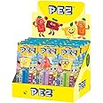 PEZ SpongeBob Character Sweet Dispenser, Retro Vegetarian Gift Candy, 2 x 17 g Refill Packs (Pack of 12)