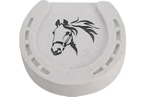 WIDDOP AND CO Widdop Thoughts Of You Polyresin Horseshoe Memorial Plaque - Horse Memorial Stone - Horse Pet Remembrance Tribute Ornament Bereavement