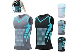 AUMUDE Vitaboost - Camiseta de compresión para hombre, chaleco Vitaboost para hombre, camisa Maynox Vitaboost, chaleco sin mangas para hombres para construir un cuerpo perfecto