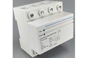 BOGAS ELECTRONICS Protector Trifasico Sobre-Tensiones y Baja Tensión con Rearme Automático 400v, 50-60Hz, MAX.60A