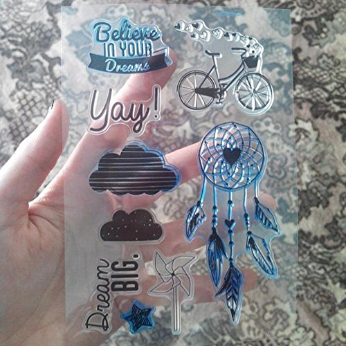 calistouk Fantastische DIY Transparente Dichtung für Foto Alben verziert, Traumfänger - 3