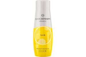 SodaStream Concentré Tonic pour Machine à Eau Pétillante et Soda | Préparez jusqu'à 9 Litres de Tonic en Quelques Secondes, 440ml