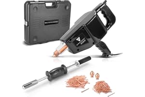 STAHLWERK Ausbeulspotter DP-38 ST mit 3.800 W und 230 V Anschluss, Smart Repair Ausbeul-Set | Dellenlifter | Punktschweißgerät | Ausbeulwerkzeug zur professionellen Reparatur von Kfz Karosserien