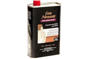CERA NOVECENTO Cera Liquida Cotto, Neutra, 1 litro Cera liquida nutriente, ravvivante e protettiva per pavimenti in cotto autolucidante
