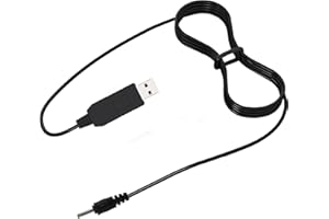 MULTIM Ladekabel für Braun MGK3321 Trimmer, 5V auf 2,3V Ersatzkabel Kabel Zubehör kompatibel mit Braun 6-in-1 All-in-One Trimmer MGK3321, MGK3335, MGK3010, MGK3020, BT3020, BT3021, BT3410, BT3421 Ladegerät