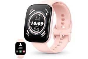 Amazfit Bip 5 Smartwatch con pantalla grande de 1,91", llamadas Bluetooth, Alexa, GPS, batería de 10 días duración, rastreado