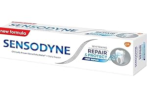 SENSODYNE 6 x pasta do zębów Repair & Protect Whitening - 75 ml