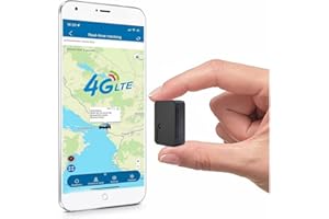 TKMARS Mini Traceur GPS pour Voitures 4G Longue Autonomie 60 Jours Traqueur GPS Suivi en Temps Réel Caché Antivol Localisateur Petit Tracker pour Moto Vélo Scooter Enfants Valise Sacs Chat TK903