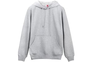 NUQLO Felpa Uomo con Cappuccio | No Logo | Cotone Premium | Basic - Casual - Sportivo | Senza Zip | Semplice Tinta Unita