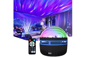 HOIDOKLY Northern Lights Projector, projektor LED z pilotem zdalnego sterowania, do sypialni, na imprezę, do dekoracji