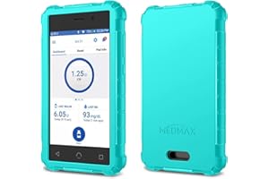 MEDMAX Silicone Étui pour Omnipod Dash, Léger Coque Anti-dérapante Housse de Protection Compatible avec Omnipod Dash PDM (Personal Diabetes Manager), (Menthe verte)
