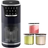 Moulinex Dolci, Fridge, 10 programs in 1, Dark Blue | Automatic Rinse Cleaning, 1 Step Perfector Technology, Up to 1.4L of Ic