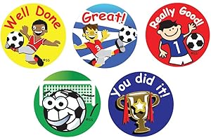 SuperStickers Football Themed Reward Stickers. Pack of 180.