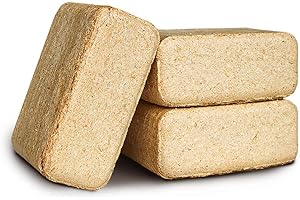 JSM-Brennholz - Kiefer Holzbriketts - 2 Pakete, 12 Briketts im Paket