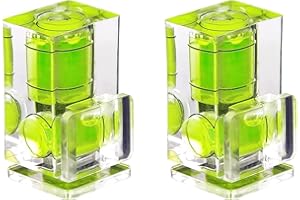 PYXEL Camera Spirit Level 2-Axis Bubble Hot Shoe Flash Hot Shoe, Fit Almost All Photography DSLR SLR Camera