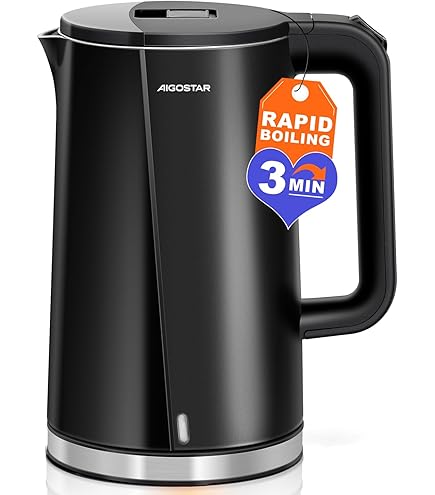 Waterkoker 1,7 l 2400W/230V roestvrij staal / wit