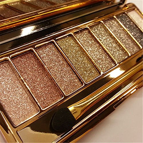 Ardisle Diamond Eyeshadow Eye Shadow Palette Makeup Cosmetic Brush Set 9 Colours Kit