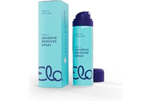 OPTIMUM MEDICAL Elo Adhesive Remover Spray 50ml - Medical No-Sting Adhesive Remover for Gentle Appliance Removal – Hexamethyldisiloxane (Hex) Based, Easy to Use & Portable, Non-Sterile