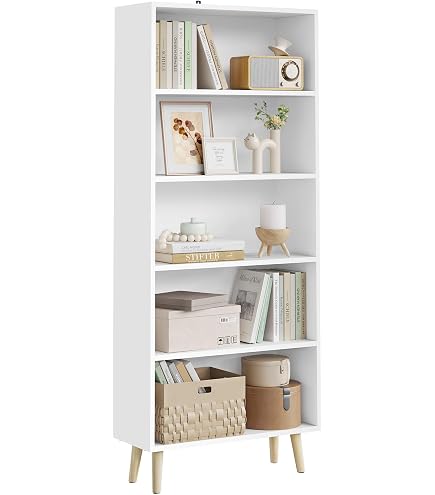 HOCO Libreria scandinava 4 nicchie + 2 aradi con ripiano di. 80 x
