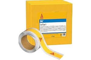 Sika - Nastro sigillante per giunti e giunti di dilatazione per piastrelle di ceramica, nastro a S SikaSeal per ambienti umidi - Elevata flessibilità - impermeabile, 5 m