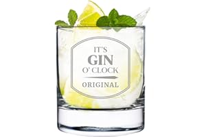 POLAR-EFFEKT Bicchiere da Cocktail con Scritta incisa, Ideale per Gin Tonic Water – Stölze Lausitz – Bicchiere da Cocktail per Bevande mixate – Regalo per Uomo, papà, Nonno, Compleanno, Natale, Anniversario