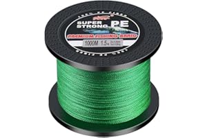 L SERVER Hilo Trenzado Pesca 1000m 4 Hilo de Pescar Trenzado PE Anti-mordida Mar Línea de Pesca Señuelos Pesca Línea 4.8-45kg