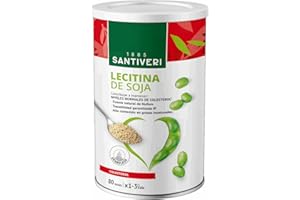 Santiveri - Lecitina de Soja granulada, Bote Grande - 400 GR