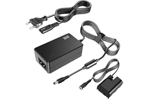 Dummy Akku LP-E6 LP-E6N LP-E6NH für Canon ACK-E6 Netzteil Kit Kompatibel mit Canon EOS R5 R6 R6 Mark II R7, 90D 80D, 5D Mark IV III, 6D, 7D Mark II Kameras Ideal für Livestream, Studio & Dauerbetrieb.