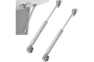 CTCEHL Vérin à Gaz,2 pièces Amortisseurs à Gaz,100 NHRésort Hydraulique,convient pour portes d'armoires,portes en bois,portes à lattes en bois,armoires,coffres à jouets (2 pcs)