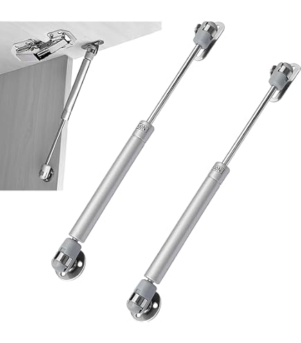 Ressort à Gaz 15kg / 150N / 33lb - Longueur Totale 385mm, Course 150mm | Pour Capot Voiture, Porte, Meuble à Charnière