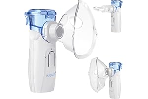 Aérosol Nébuliseur Inhalateur, Aerosol pour Enfant Bebe et Adulte avec embout buccal et masque,Pour le Traitement des Maladies Respiratoires