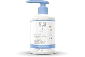‎SIRIDERMA SIRIDERMA Baby- und Kinderwaschlotion Haut & Haar - Basische Reinigung, Bei empfindlicher, trockener Baby- und Kinderhaut (300ml) ohne Duftstoffe