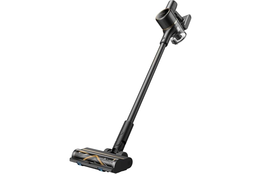 DREAME R20 SE-A Cordless Vacuum Cleaner, 20,000PA/150 AW, 90 Min, LED Screen, 0.6L Dust Compartment, One Button Dirt Disposal, Tangle Free Brush with Light