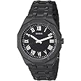 GUESS Men's 42mm Watch - Silver Tone Strap Black Dial Silver Case