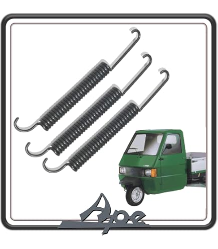 Kit Molle Ganasce Ruote Anteriore E Posteriore Per Piaggio Ape TM 703 - Ricambio 10047 - Foto 9