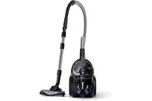 VERSUNI Philips Série 7000 Aspirateur sans Sac - 900 W avec Filtre Anti-Allergènes H13 et Brosse TriActive+ (FC9741/09)