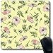 Produktbild Mauspads für Computer Flower Beige Abstrakt Wild Rose Clip Grün Antik Blossom Botanic Branches Canvas Design rutschfeste, längliche Gaming-Mausunterlage