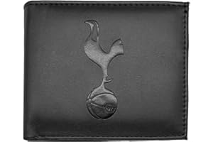 ‎TOTTENHAM HOTSPUR Tottenham Hotspur - Geldbörse mit geprägtem Vereinswappen - Offizielles Merchandise - Schwarz Geld - 11 x 9,5 cm